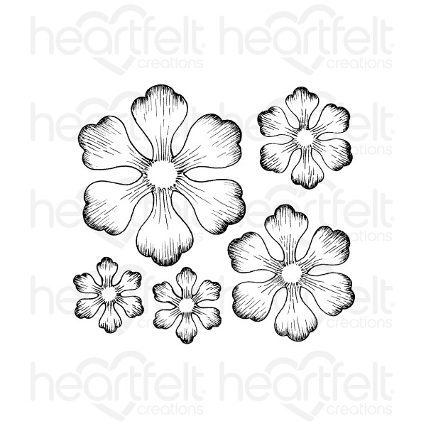 Arianna Blooms Cling Stamp Set