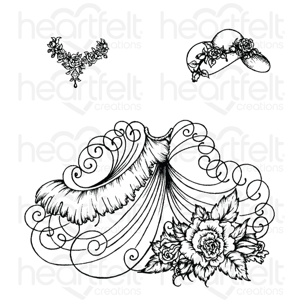 Elements Of Fashion Cling Stamp Set