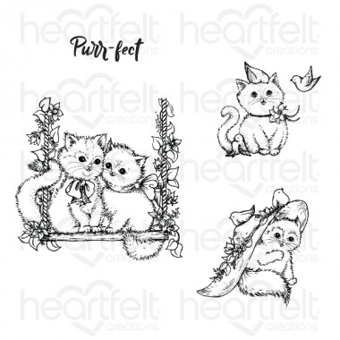 Purr-fect Playdate Cling Stamp Set