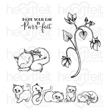 Purring & Playful Cling Stamp Set