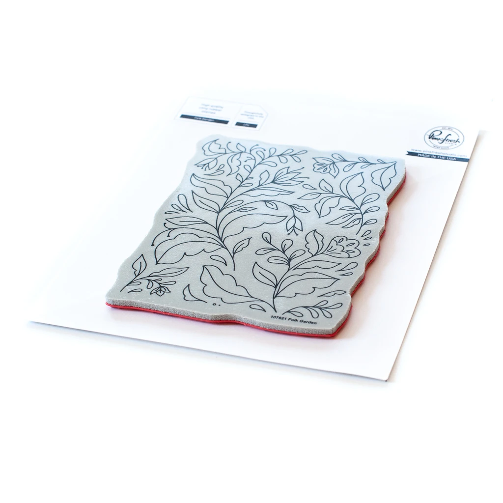 folk garden stamp Folk Garden Stamp Set - Image 1